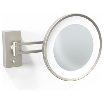 WS 36 Magnifying Makeup Mirror in Matte Nickel w/ LED Light
