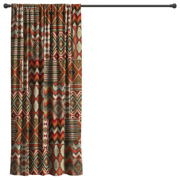 Laural Home Country Mood Room Darkening Window Curtain, 95" Curtain