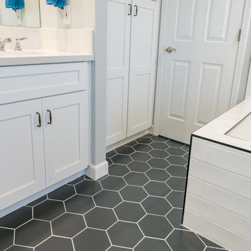 Master Bathroom Remodel - Patterned Tile