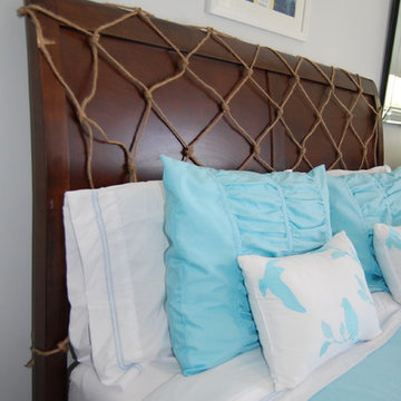 Girl's bedroom with coastal accents, Mt. Pleasant SC