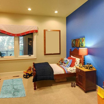 Bedroom with Oriental Rugs