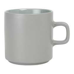 Blomus - Blomus Pilar Cup 9 oz Set of 4, Grey - Mugs