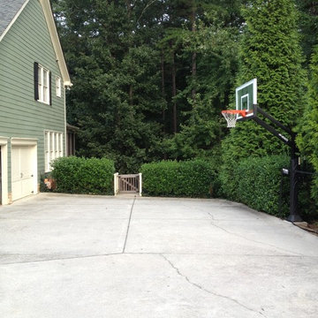 Russ H's Pro Dunk Gold Basketball System on a 48x33 in Marietta, GA