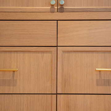Stain Grade White Oak Cabinetry