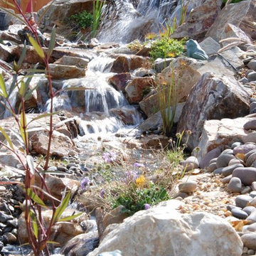 Awesome Koi Pond and Waterfall