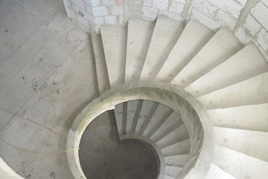 Curved Concrete stairs