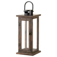 Lodge Wooden Lantern