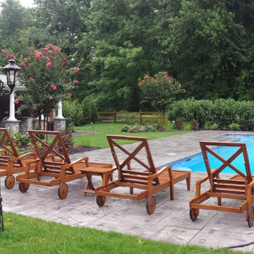 Locust Point - Pool House, Stone Veneer, Pool Deck, Patio, BBQ