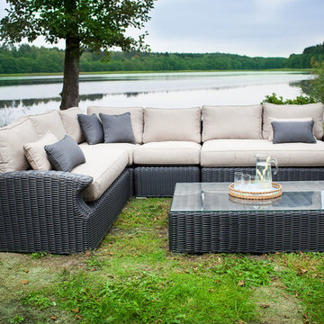 Toja Patio Furniture - Azores Sectional Set - At The Lake