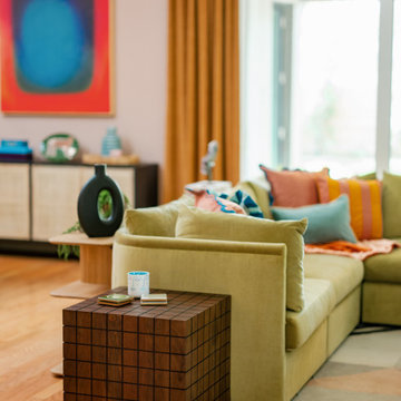 Vibrant Mid Century Modern Home