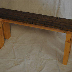 Reclaimed Pine Wood Bench - Products