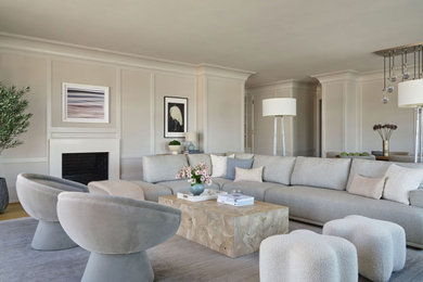 Living room - transitional living room idea in San Francisco