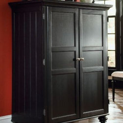 American Drew 919-944 Home Office Cabinet Camden - Black - Storage Cabinets