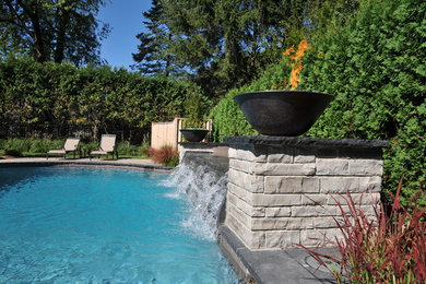 Example of a transitional pool design in Toronto