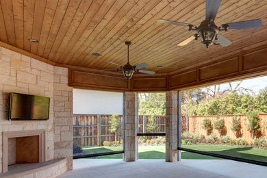 Patio - traditional patio idea in Dallas
