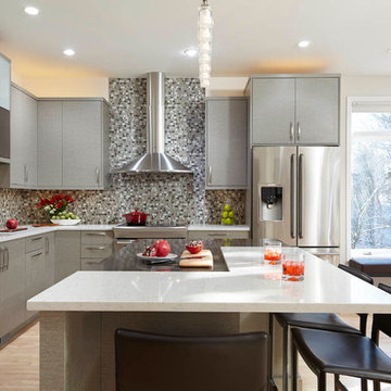 Minneapolis Town Home Kitchen Remodel by Sawhill Custom Kitchens
