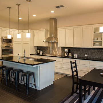Modern, White and Black Home