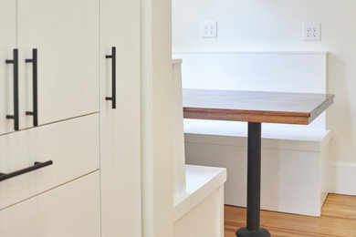 Inspiration for a contemporary kitchen remodel in Raleigh