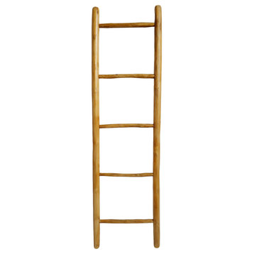 Natural Wood Stick Ladder 18 x 72