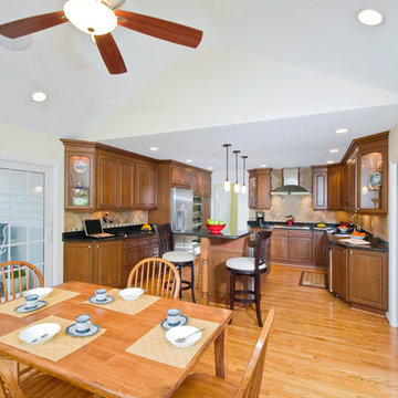 McLean Kitchen Renovation Opens To Beautiful Outdoor Structures