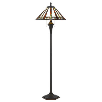 60W 2 Tiffany Floor Lamp