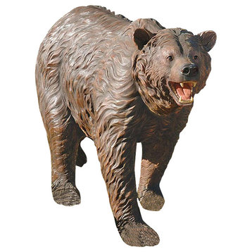 Grand Scale Brown Bear Statue