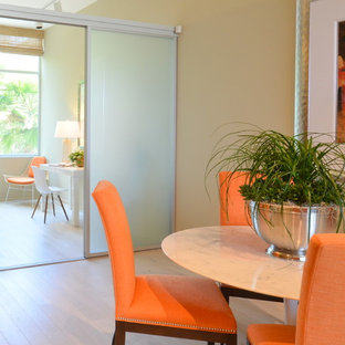 Single Panel Satin Aluminum Room Divider