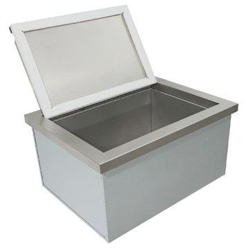 Stainless Steel Steel Drop-In Cooler Ice Container Withremovable lid