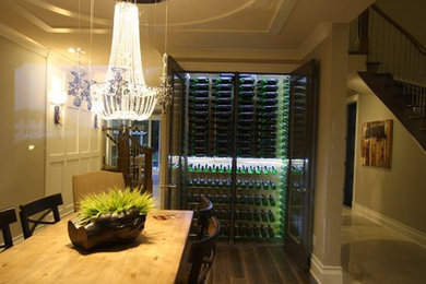Inspiration for a modern dining room remodel in Ottawa