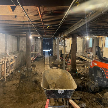 Bridgeport  Rear unit rehab and basement underpinning