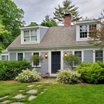 Foundation Plantings with Massive Curb Appeal and Seasonal Interest, Duxbury, MA
