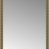 43"x70" Custom Framed Mirror, Distressed Silver