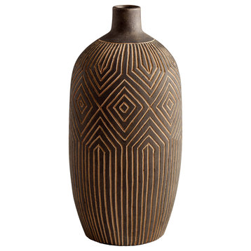 Cyan Design 11123 Large Dark Labyrinth Vase