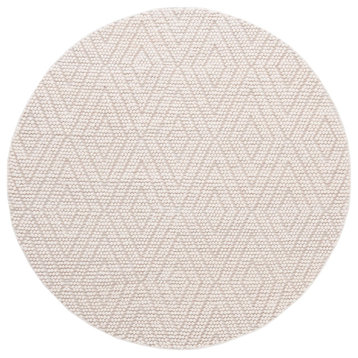 Safavieh Natura Collection NAT623A Rug, Ivory, 6' x 6' Round