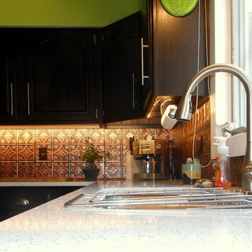 Tin Backsplash - Kitchen Backsplashes