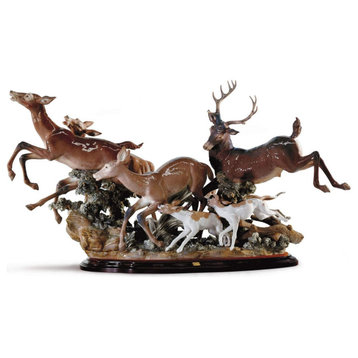 Lladro Pursued Deer Figurine 01001377