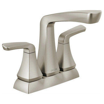 Delta 25789LF Vesna 1.2 GPM Centerset Bathroom Faucet - SpotShield Brushed