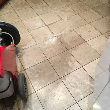 Removing Vinegar Spill from Marble Floor