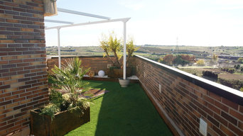 diseño terraza de ático