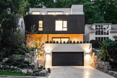 This is an example of a scandinavian exterior in Toronto.