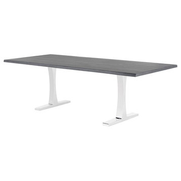 Nuevo Toulouse Dining Table in Oxidized Gray
