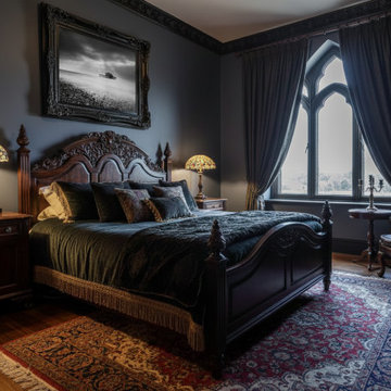 Abandoned West Pier Landscape Photo Gothic Style Artwork