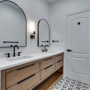 Blue Tile Jack & Jill