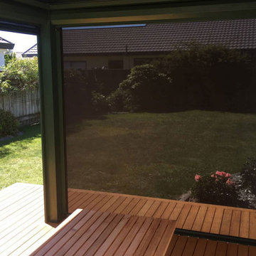 How to create shade with outdoor blinds