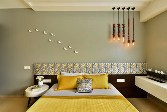 Contemporary Bedroom by Aum Architects