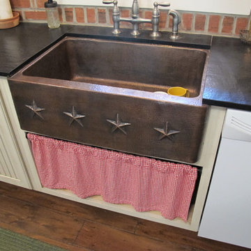 Farm House Sink With Open Base Cabinet