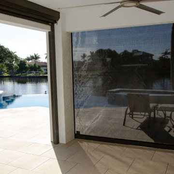 Storm Catcher Screens on Waterfront Home