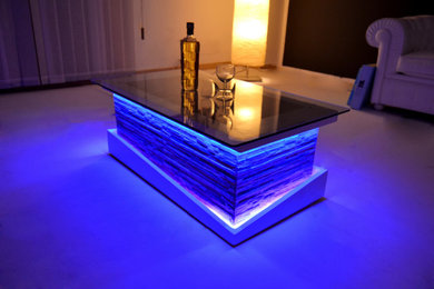 Led coffee table Stone model
