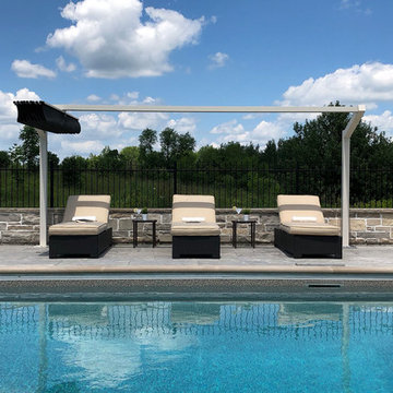 Freestanding Retractable Canopy, Hamilton