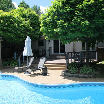 Some custom decks built by Hickory Dickory Decks using Armadillo decking.